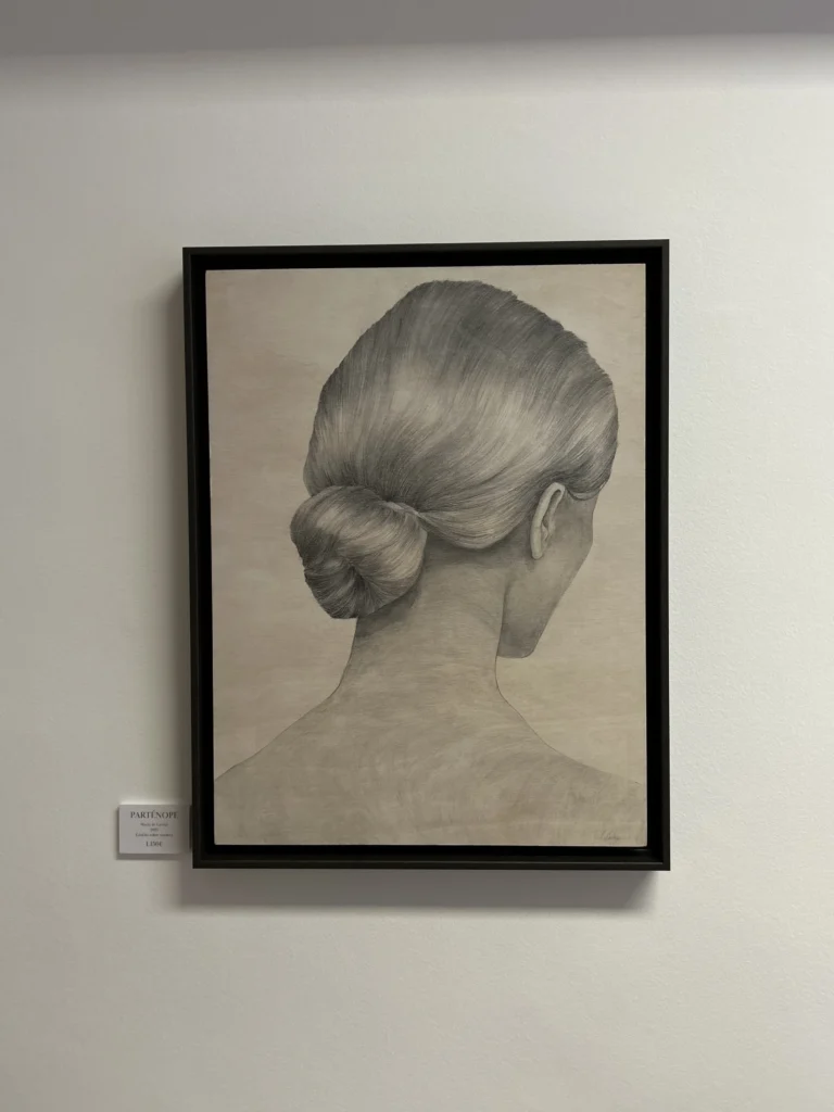 Parténope dibujo a lápiz